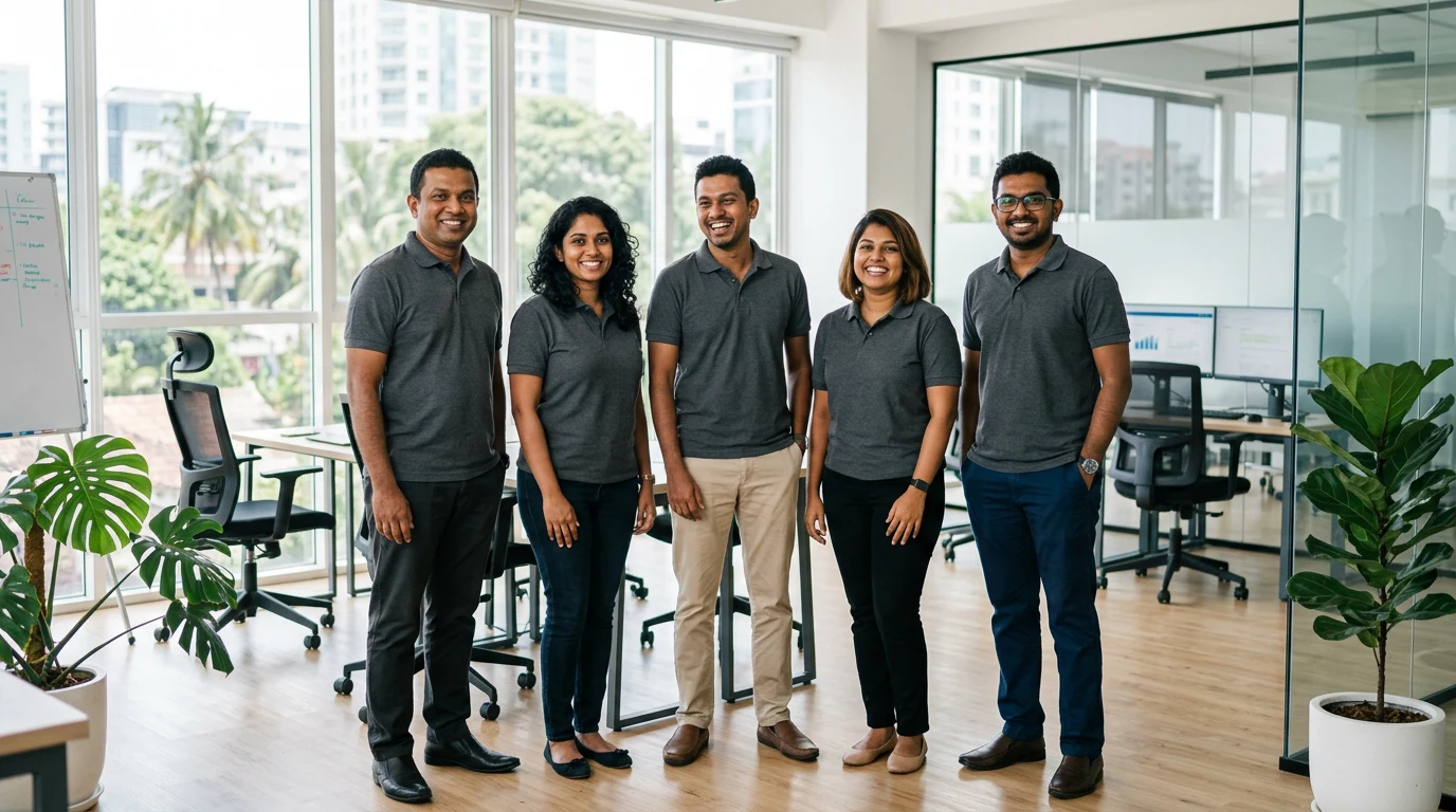Corporate Casual T-Shirts & Polos for Sri Lankan Offices