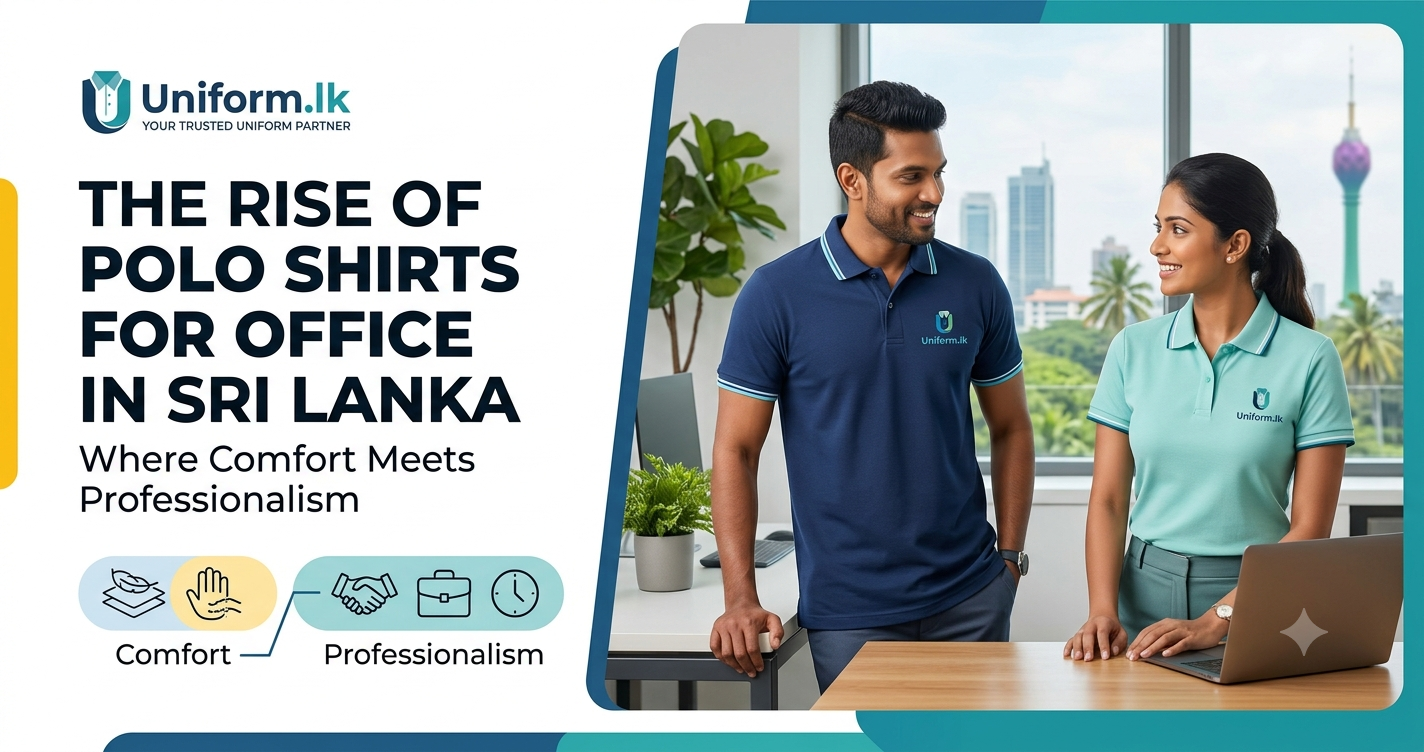 The Rise of Polo Shirts for Office in Sri Lanka: Where Comfort Meets Professionalism