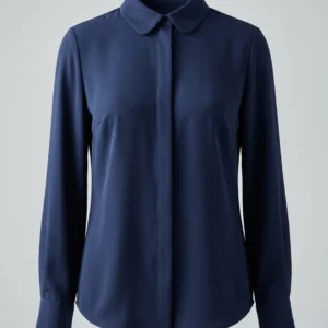 Executive Navy Blouse — professional uniform, Sri Lanka