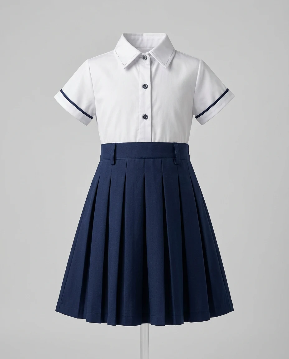 LittleScholar Girls Preschool Frock — professional uniform, Sri Lanka